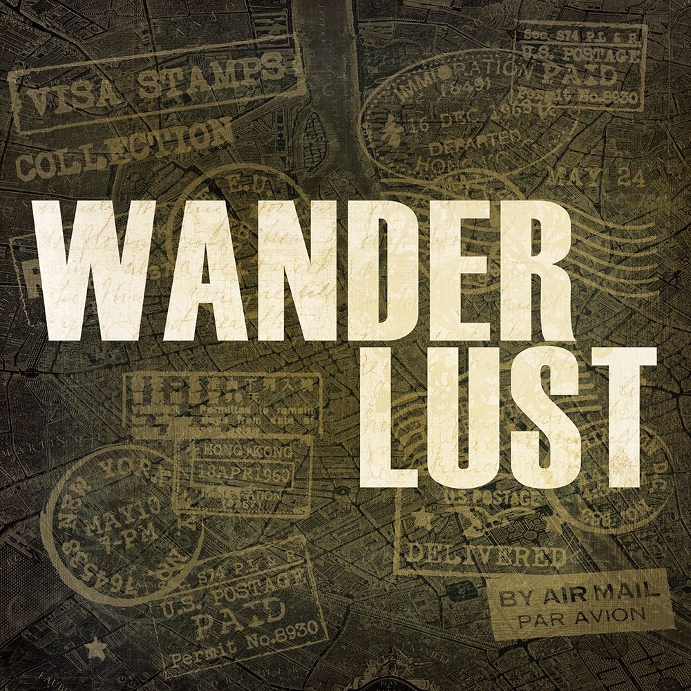 Wall Art Painting id:200584, Name: Wanderlust 1, Artist: Allen, Kimberly