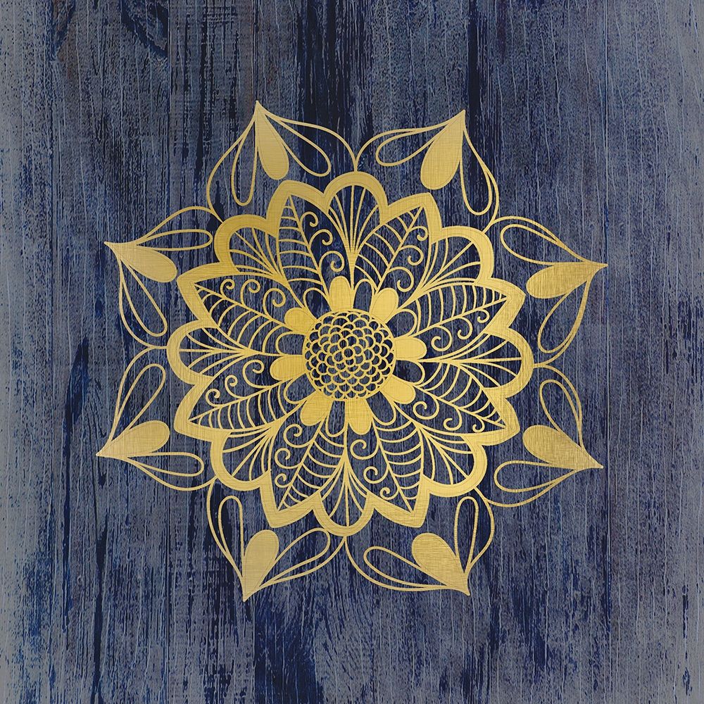Wall art: Golden Mandala 2, by Allen, Kimberly