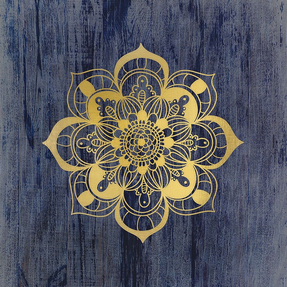 Wall art: Golden Mandala 3, by Allen, Kimberly