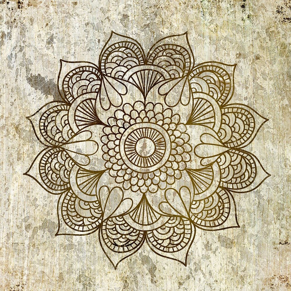 Wall art: Splatter Mandala 2, by Allen, Kimberly