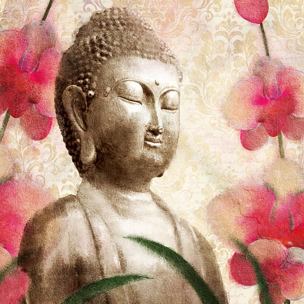 Art Print: Buddha Orchids 1