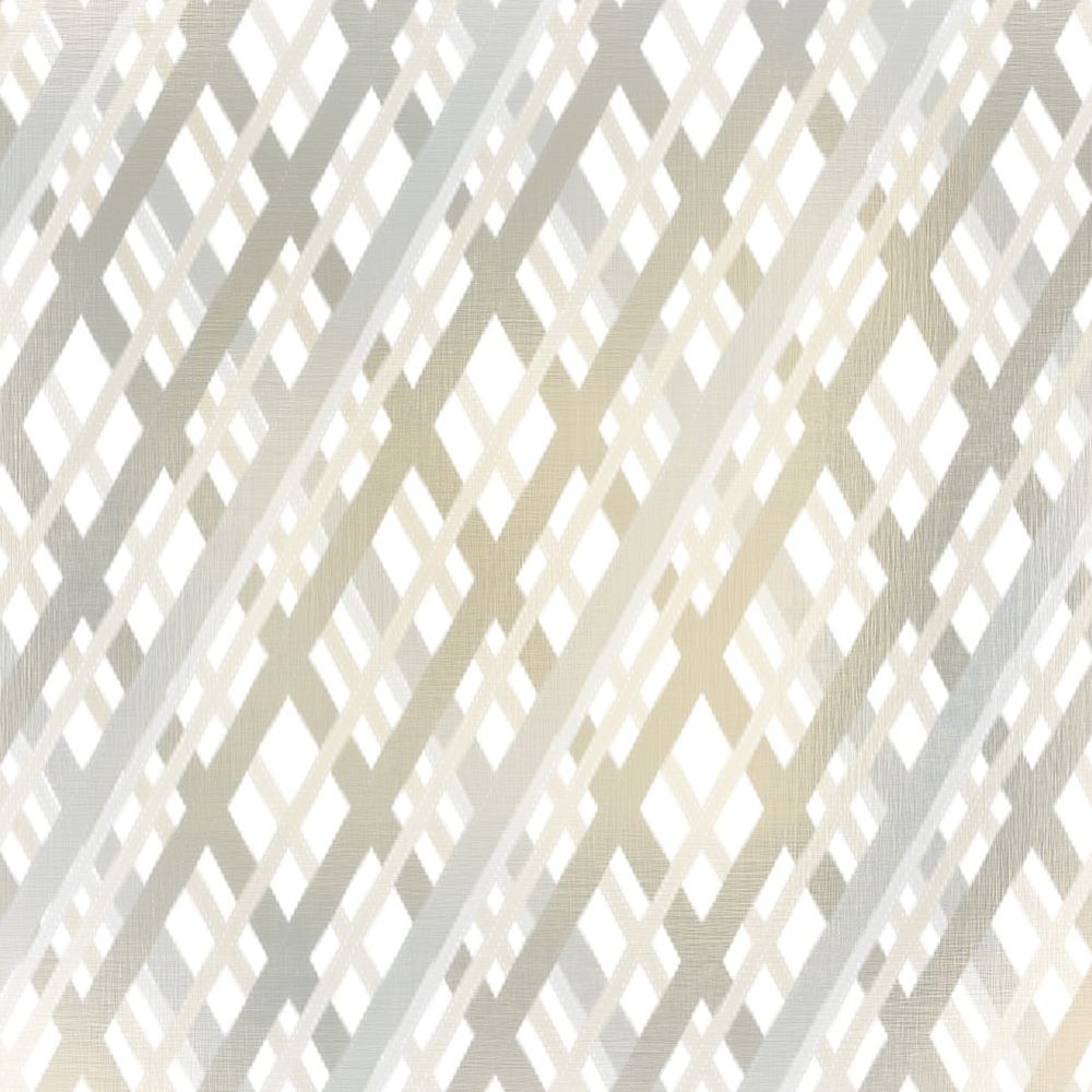 Art Print: Taupe Crosshatched 1