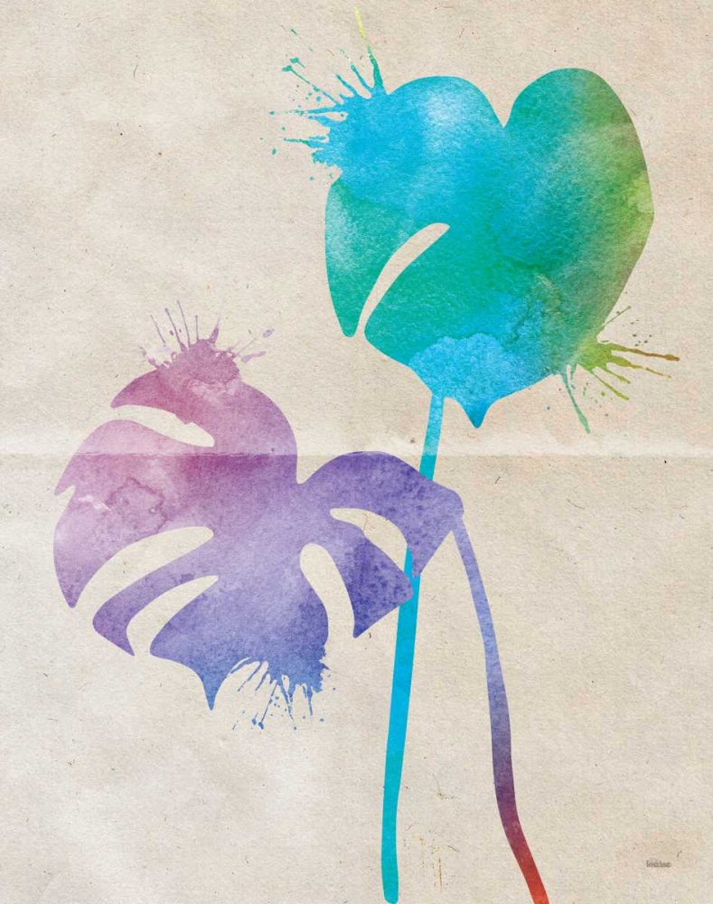 Wall Art Painting id:138383, Name: Split Leaf, Artist: Louise, Gigi