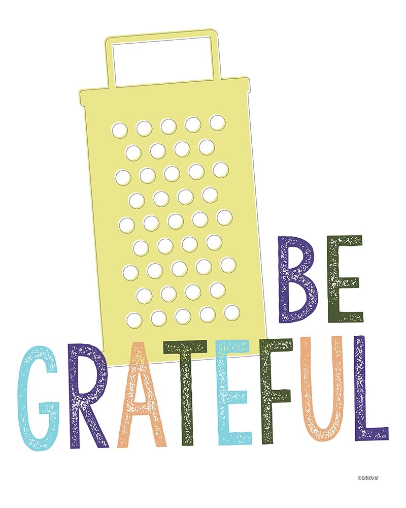 Wall Art Painting id:257077, Name: Be Grateful, Artist: Louise, Gigi