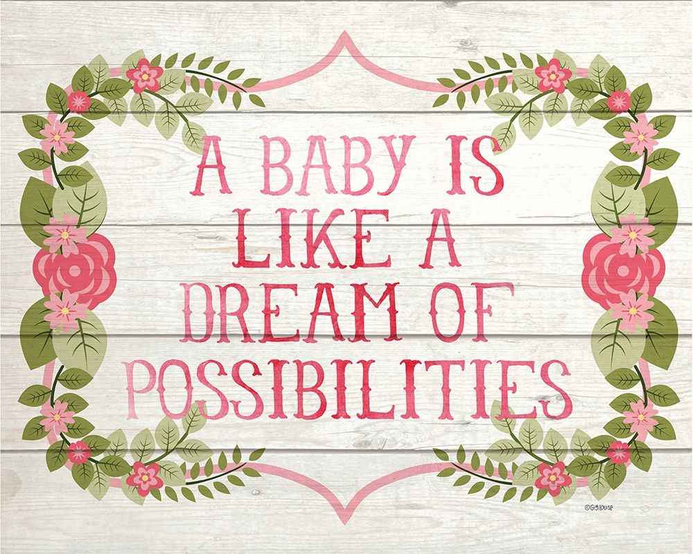 Wall Art Painting id:257085, Name: Baby Possibilities, Artist: Louise, Gigi