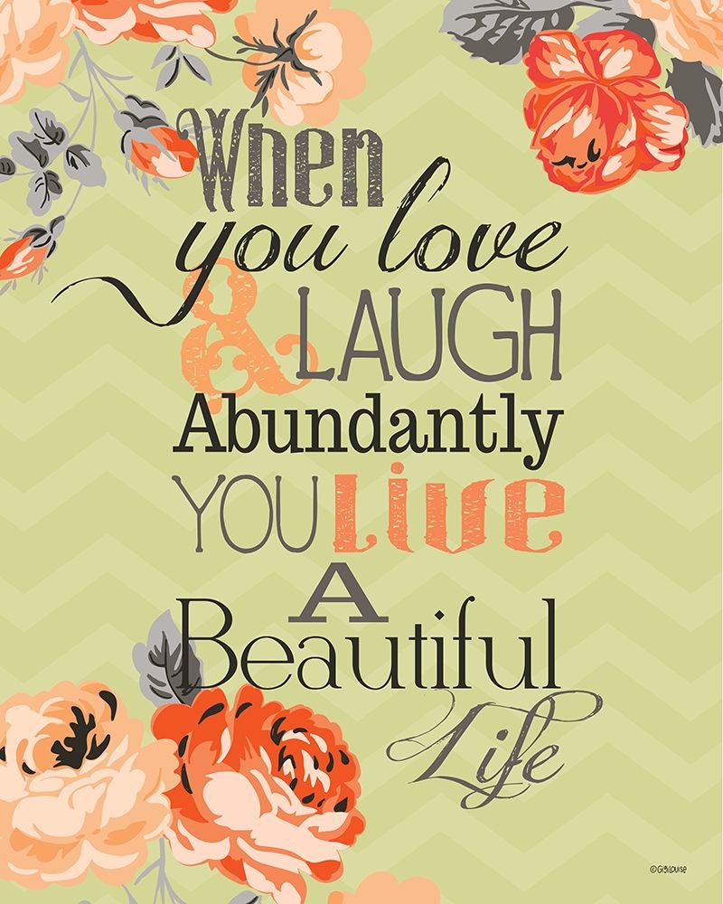 Wall Art Painting id:257086, Name: Beautiful Life, Artist: Louise, Gigi