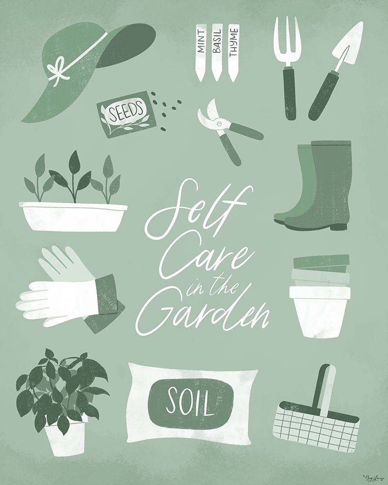 Art Print: Self Care Garden