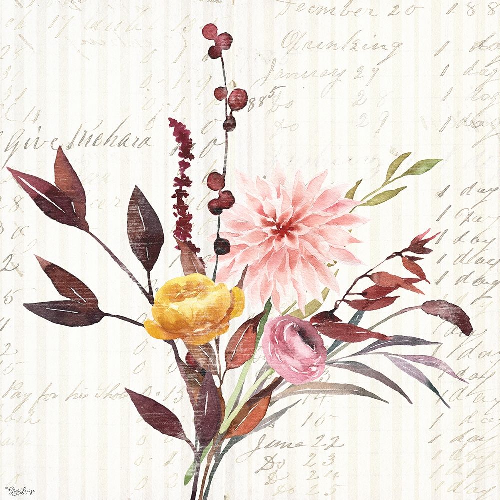 Wall Art Painting id:300101, Name: Wild Floral 1, Artist: Louise, Gigi