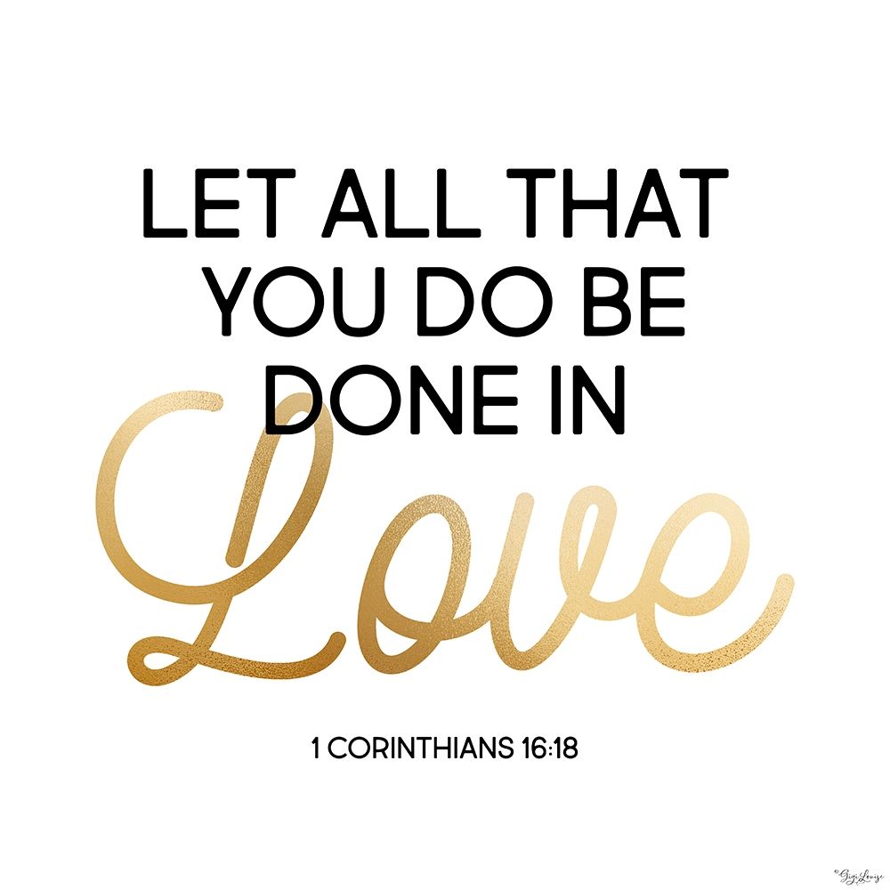 Art Print: Done In Love