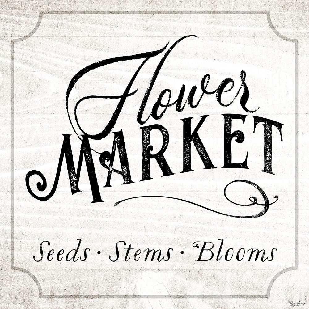 Art Print: Flower Market