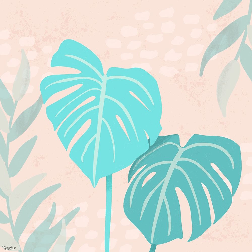 Art Print: Tropical Leaves 3