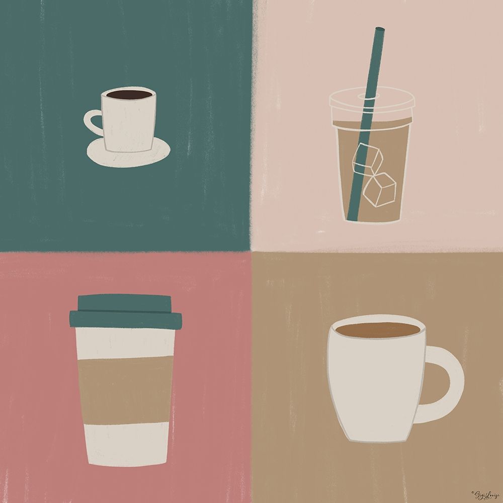 Art Print: Coffee Types