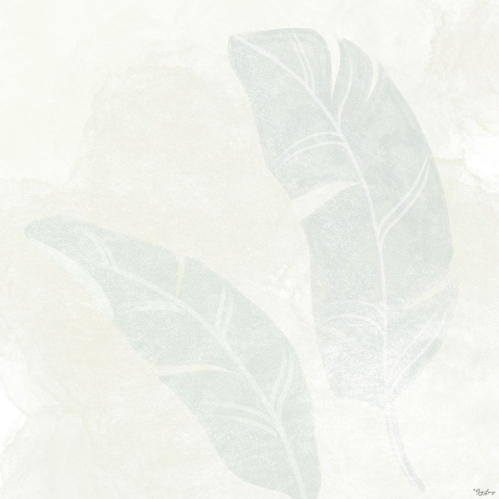 Art Print: Alabaster Leaves