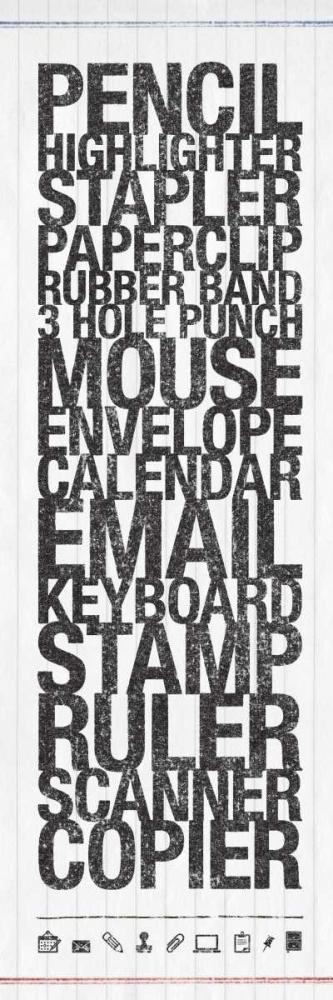 Wall art: Work Arsenal, by Emery, Kristin