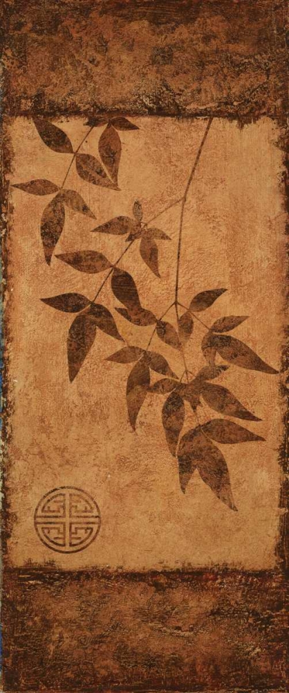 Wall Art Painting id:7538, Name: Vertical Leaves I, Artist: Emery, Kristin