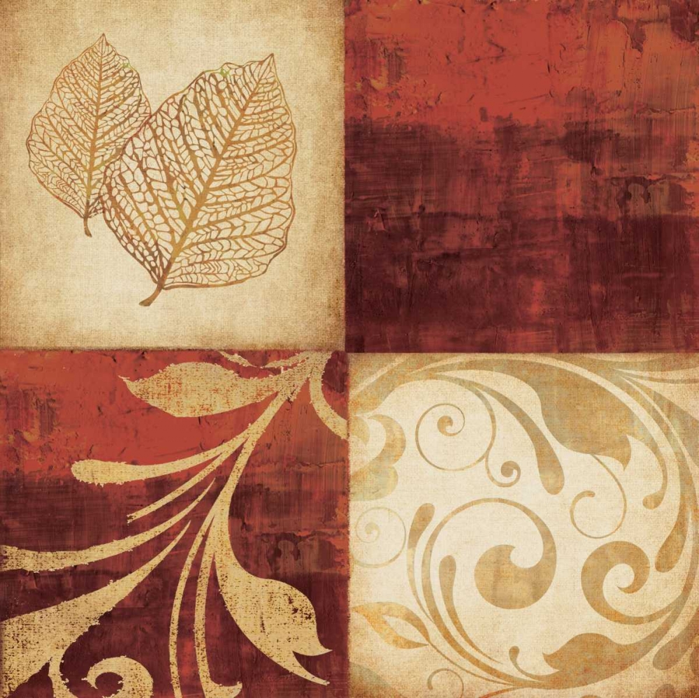 Wall art: Red Gold 3, by Emery, Kristin