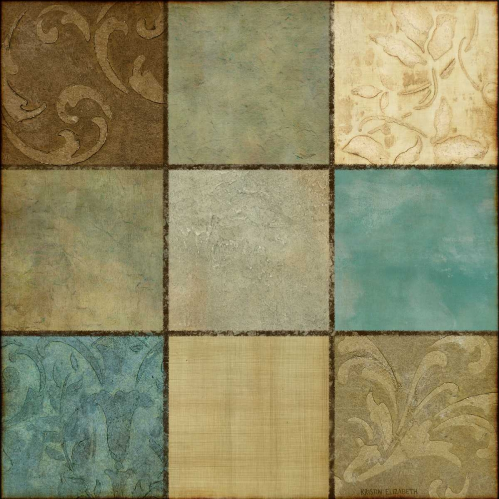 Wall art: 9 Box, by Emery, Kristin