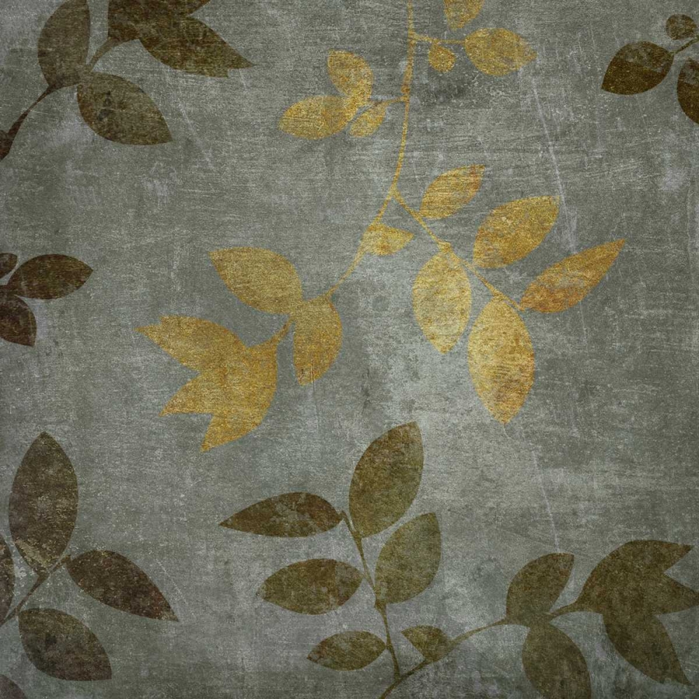 Wall Art Painting id:7805, Name: Gold and Brown Leaves I, Artist: Emery, Kristin