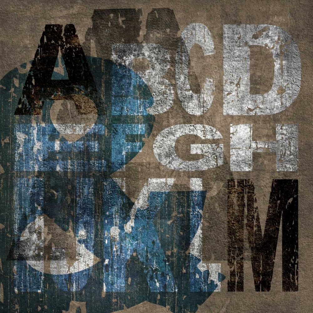 Wall art: ABC, by Emery, Kristin