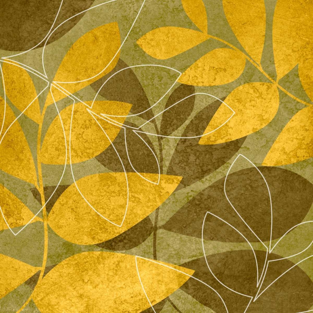 Wall art: Yellow and Brown Leaves I, by Emery, Kristin