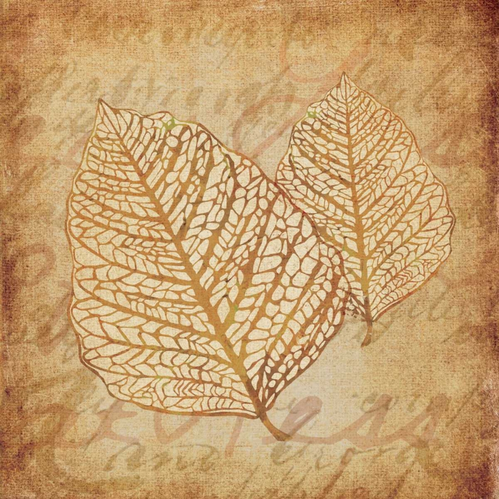 Wall art: Gold Leaves I, by Emery, Kristin