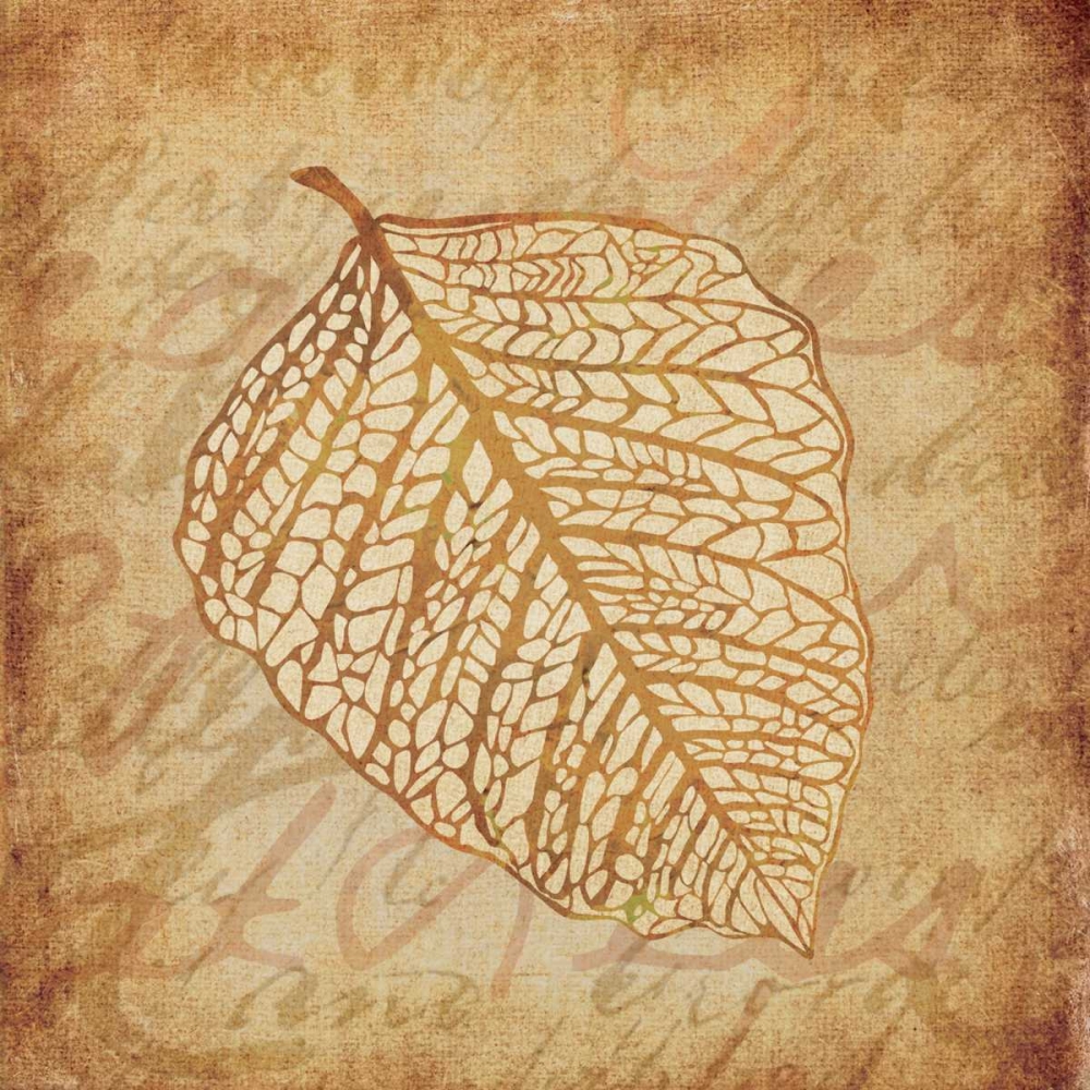 Wall art: Gold Leaves II, by Emery, Kristin