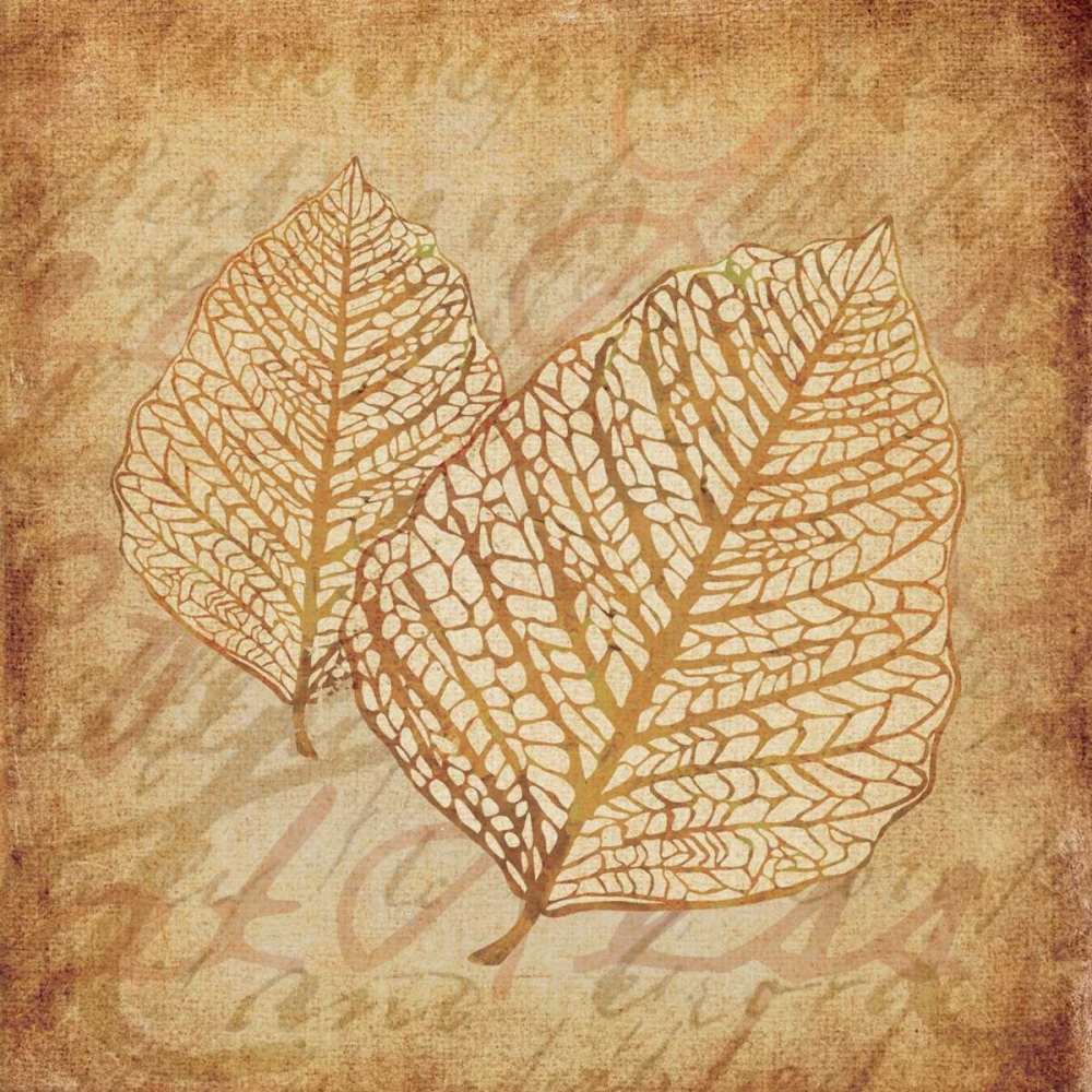 Wall art: Gold Leaves III, by Emery, Kristin
