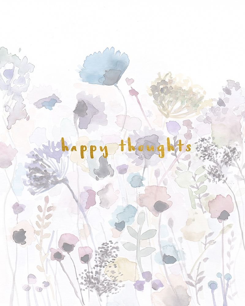 Wall Art Painting id:220954, Name: Happy Thoughts, Artist: Straatsma, Leah