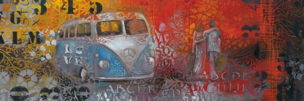 Wall art: Love Bus, by May
