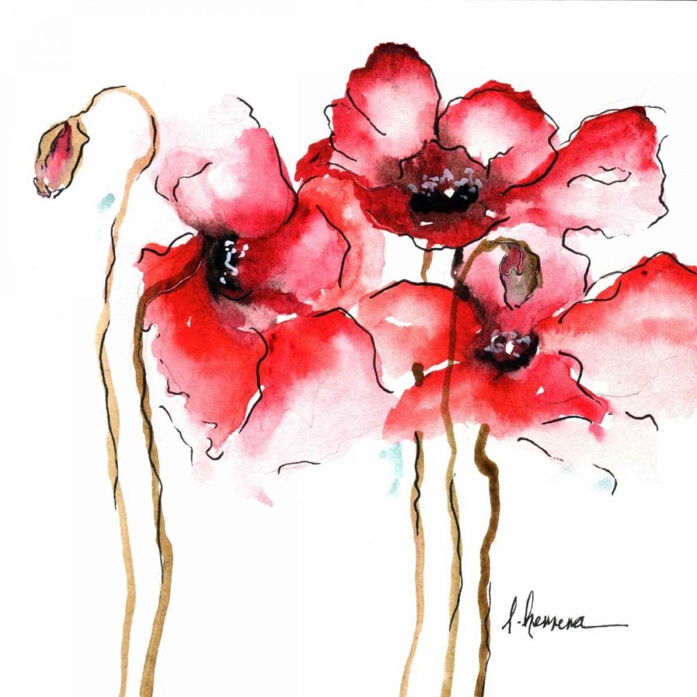 Art Print: Amapola Roja 1