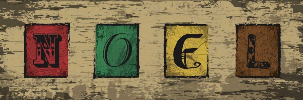 Wall Art Painting id:87034, Name: Noel Blocks, Artist: Hogan, Melody