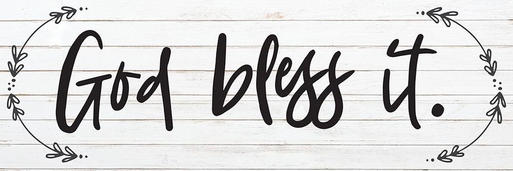 Art Print: God Bless 3