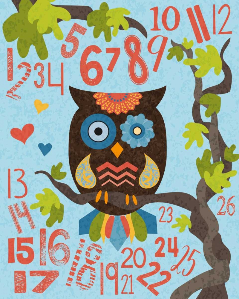 Wall Art Painting id:87042, Name: Owl Set Numlet 2, Artist: Hogan, Melody