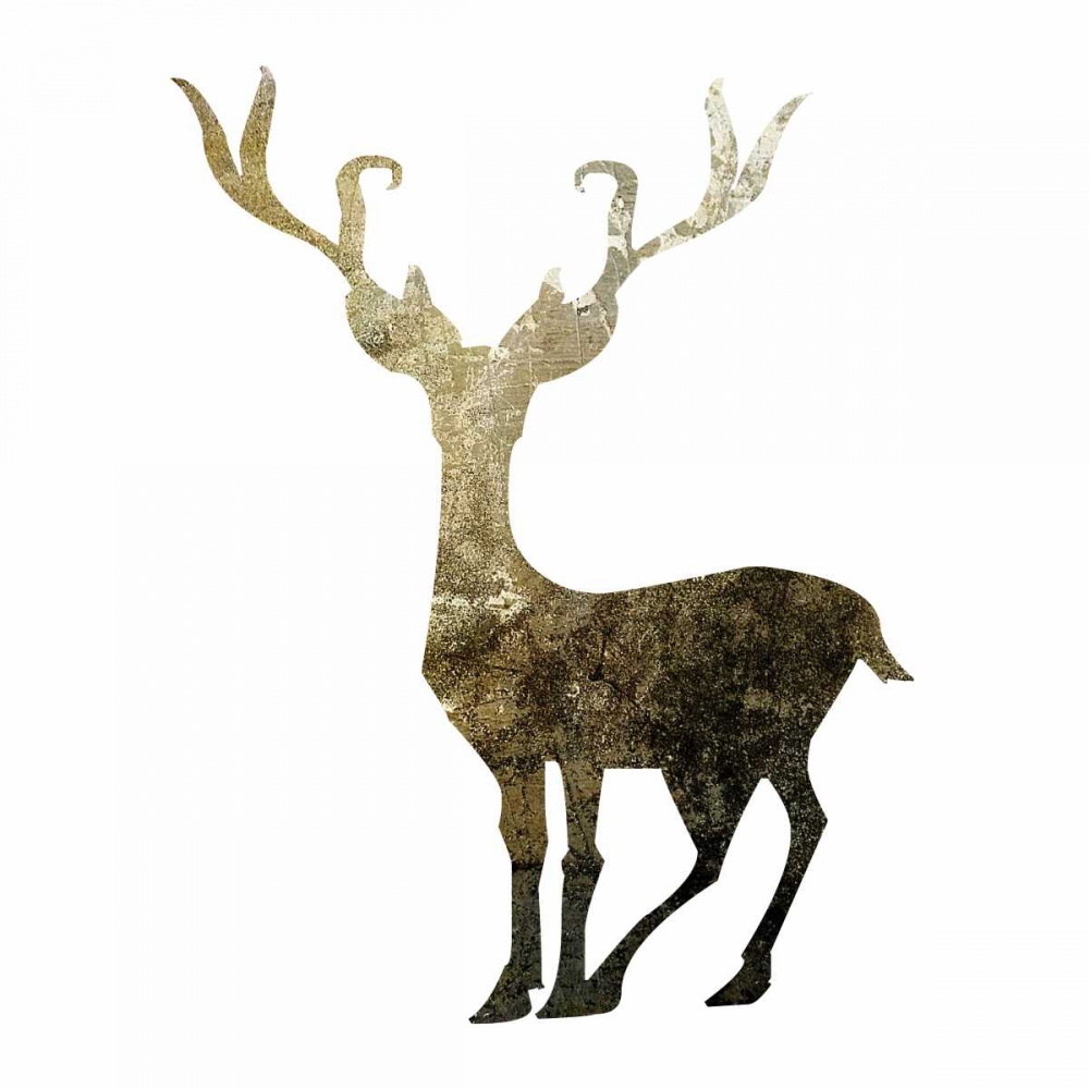 Wall Art Painting id:138826, Name: Glimmer Deer 4, Artist: Hogan, Melody