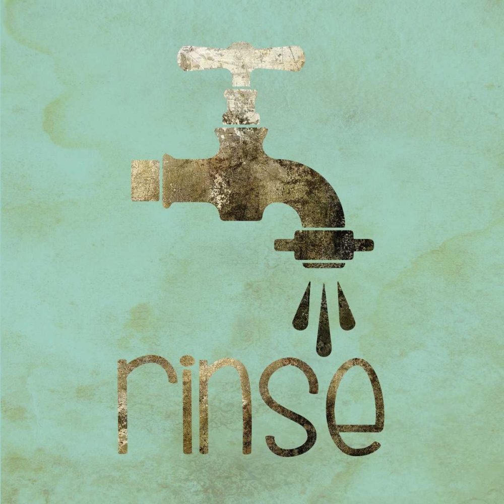 Wall Art Painting id:152568, Name: Mint Glitz Bath 2, Artist: Hogan, Melody