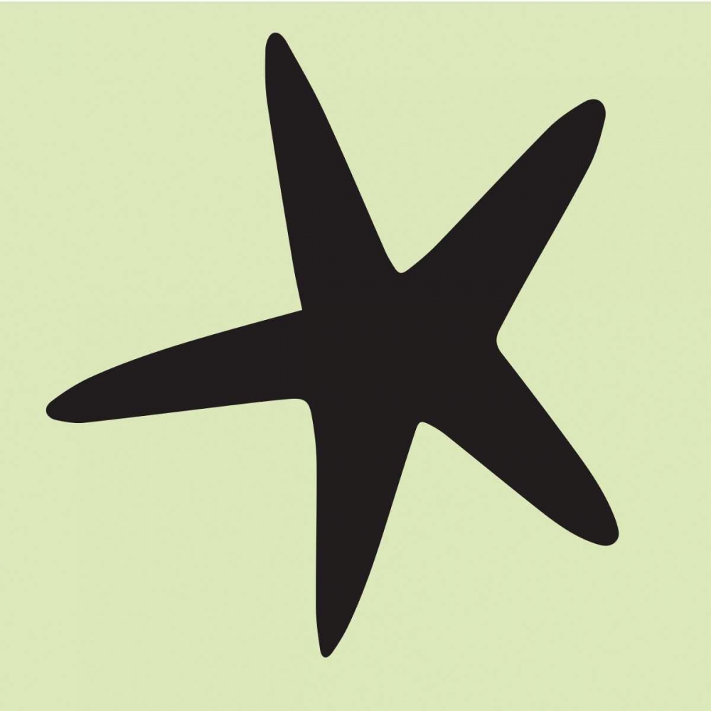 Wall Art Painting id:138875, Name: Starfish Cutout, Artist: Hogan, Melody
