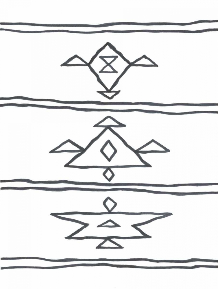 Art Print: Angular Tapestry 4