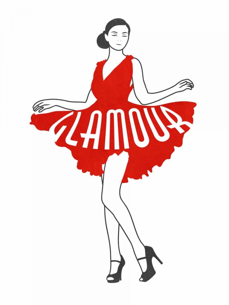 Art Print: Glamour Girl