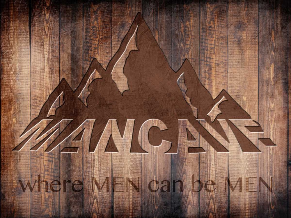 Art Print: Mancave Men