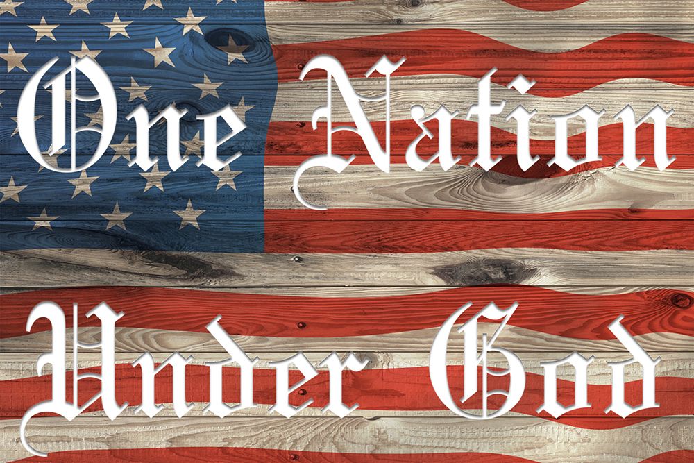 Wall Art Painting id:558051, Name: One Nation Flag, Artist: Prime, Marcus