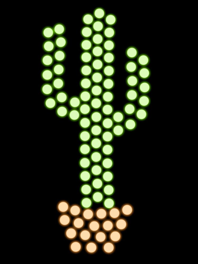 Art Print: Cactus Glow