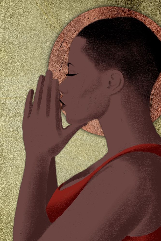 Art Print: Praying Goddess 1