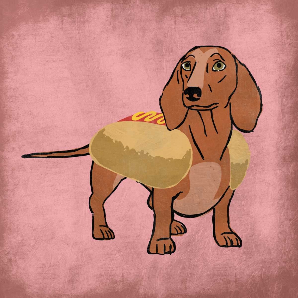 Art Print: Hot Dog Cutie