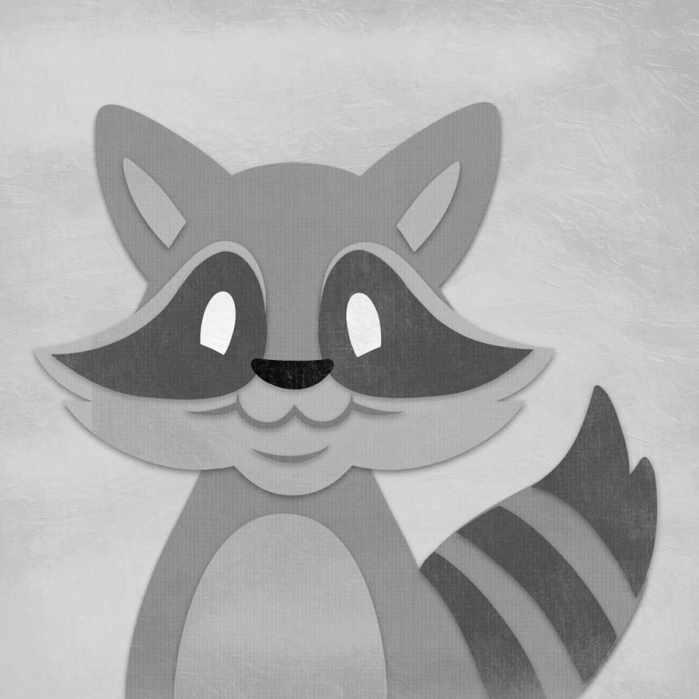 Art Print: Cheery Raccoon