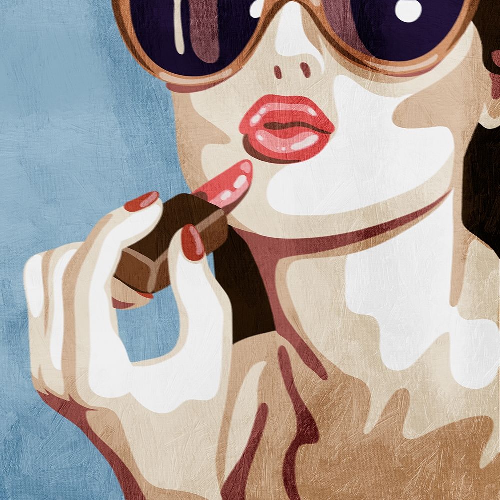 Wall art: Fashionable Kiss, by Prime, Marcus