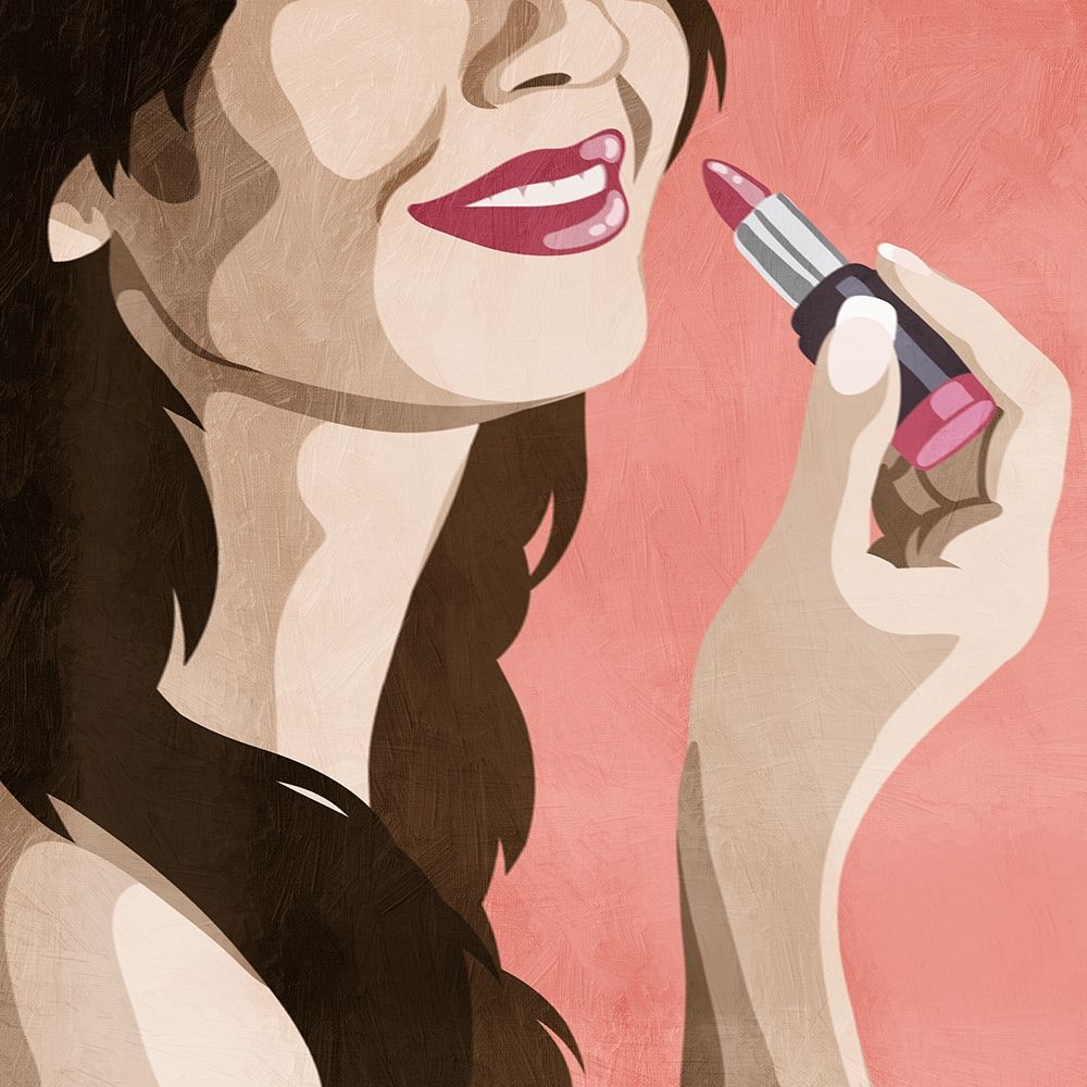 Art Print: Fashionable Kiss 2