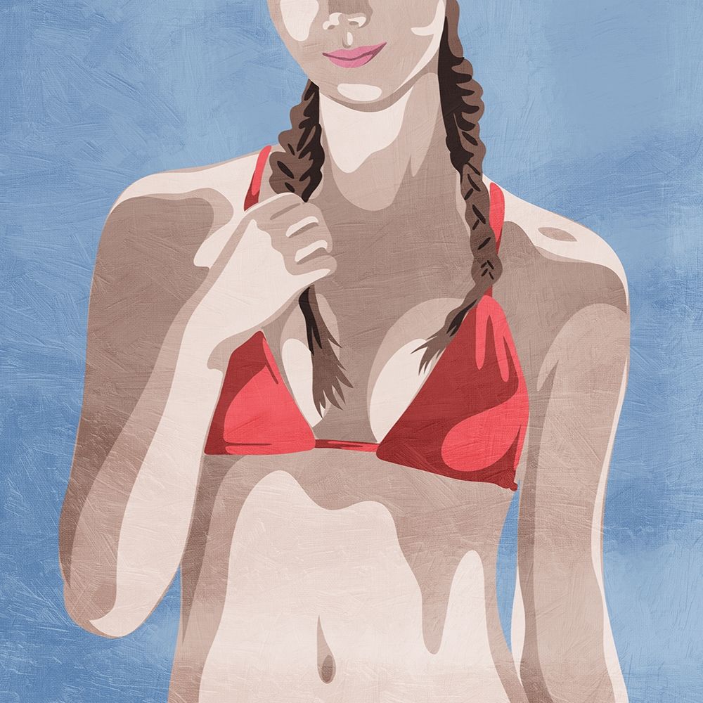 Art Print: Beach Fashion