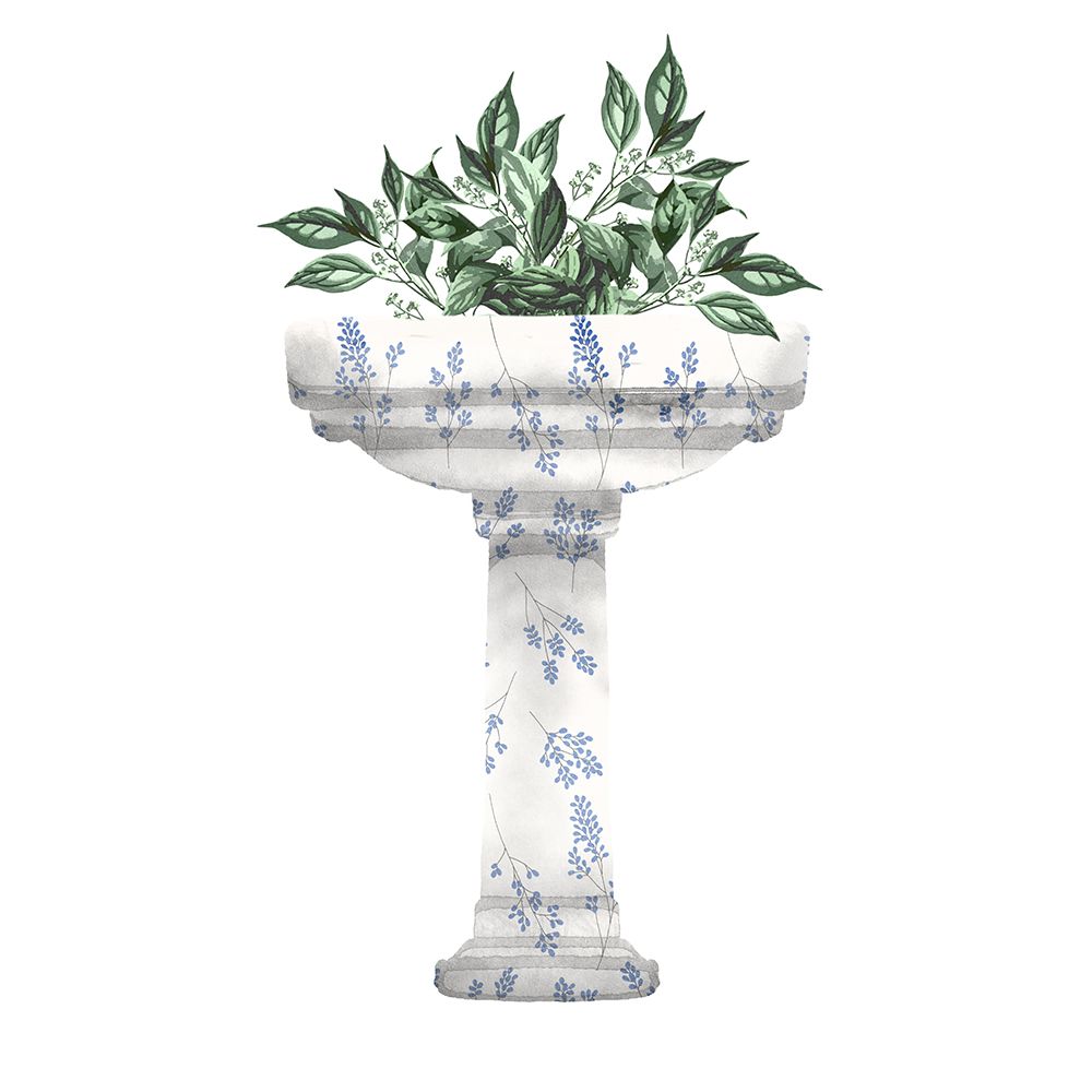 Art Print: Botanical Bath 2