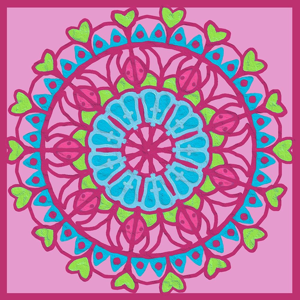 Art Print: Fruity Mandala 1
