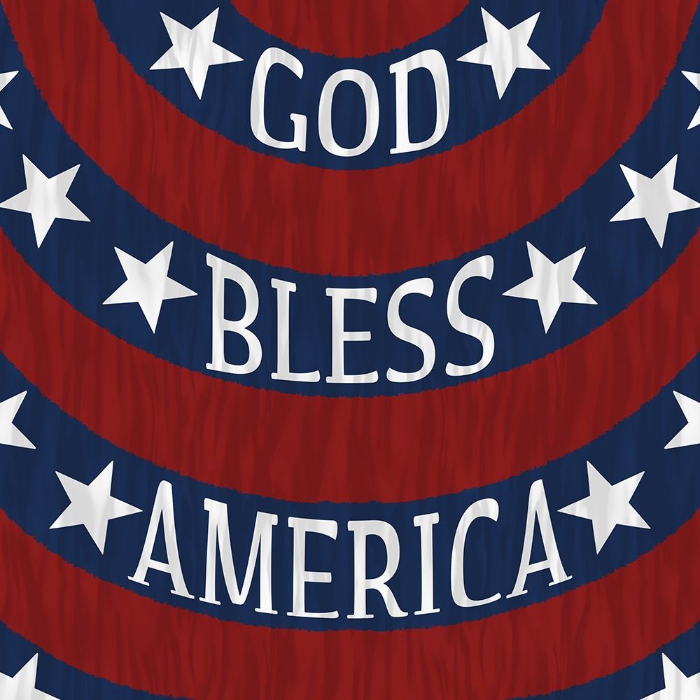 Wall art: God Bless America, by Prime, Marcus